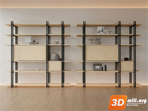 Bookcase Skp Files